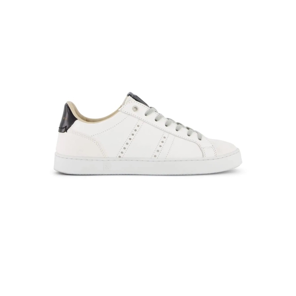 RUBIROSA White Leather Lace Up Low Top Sneakers Made in Italy EU 38 - Picture 2 of 5